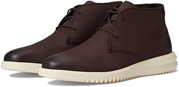 Cole Haan Men's Grand+ Chukka Boot, Dark Chocolate/Ivory, 8