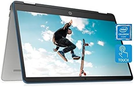 HP Chromebook 360 14a 2-in-1 Laptop, Intel Celeron Processor, 4 GB RAM, 32 GB eMMC, 14” HD (1366 x 768) Chrome OS, Webcam & Dual Mics, Work & Play with Long Battery Life (14a-ca0060nr, 2021)