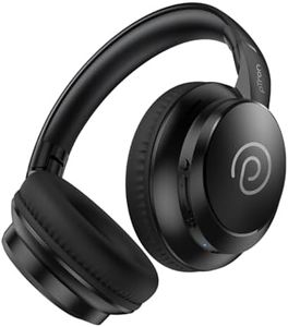 pTron Studio Evo 70hrs Playtime Wireless Over Ear Headphones with HD Mic, Low-Latency Game/Movie/Music Modes, Punchy Bass, BT5.3, Dual Device Pairing, Voice Assistant & Type-C Fast Charging (Black)