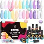 MEFA Macarons Gel Nail Polish Set,1