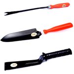 Kraft Seeds Garden Tool Set - 3 Pcs (Small Trowel, 2 Inch Khurpi, Weeder) | Terrace Gardening Accessories | Tools Kit for Home Gardening | Essential Farming Spade, Shovel for Gardening | Tool Kit