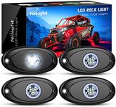 Nilight LED Rock Light 4PCS Undergl