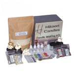 Hikaori Candle Making kit | Candle Making KIT | Soy Wax | Glass Jars | Wick Holder | Scented KIT & More