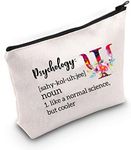 JNIAP Psychology Makeup Bag Mental Health Therapist Gifts Psychology Graduation Gifts Counselor Psychologist Travel Pouch, Psychology bag