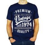 My Generation T-Shirts Vintage Year - Aged to Perfection - 50th Birthday Gift | Present Mens T-Shirt Navy XL