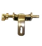 "BRASK" Brass Box Aldrop 6" (150 mm) | Locking Bolt 6" | Brass Locking Latch Bolt 6" | Kundi | Latching Draw Hasp (Antique, 2)