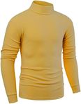 jonivey Mens Fleece Turtleneck Long