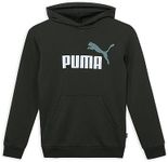 PUMA Boy's Essential + 2 Colour Big Logo Fleece Hoodie, Myrtle, M