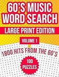 60's Music Word Search Large Print: