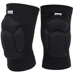 Soudittur Sponge Knee Pads Protective Thick Anti-Slip Collision Dance Kneeling Kneepads Adult Warm Avoidance Knee Sleeve