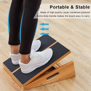 Professional Wooden Slant Board – Adjustable Incline Stretch Platform