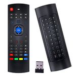 Air Mouse Remote, Rock&Rown MX3 Pro 2.4G Android Box Remote with Mini Wireless Keyboard,Compatible for Android TV/Box/Projector/IPTV/HTPC/Window/HTPC/Mac OS