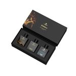 Carlton London Premium Enigma Liquid Perfume Gift Set For Men, Long Lasting Spicy, Woody & Citrusy Fragrances (Set Of 3) 50ml Each Azure, Incense & Czar EDP, Gift For Husband Boyfriend Dad Brother