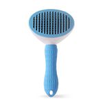 Neville Dog and Cat Hair Brush Remove Loose Undercoat & Easy to Use Hair Comb an Effective Tool of your Pet Grooming Kit Daily Use to Clean Loose Fur & Dirt Deshedding, Dandruff, Ticks and Fleas Remover Brushes Round Metal Pins