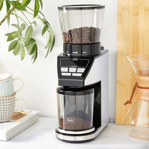 Melitta Calibra Coffee Grinder – Adjustable Settings, Black