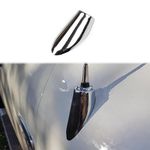 JSTOTRIM Chrome Central Control and Seat Panel and Gear Dashboard Cover Trim fit 2011 2012 2013 2014 2015 2016 2017 2018 Dodge RAM 1500 2500 3500 Accessories (Antenna Cover)