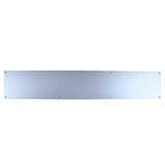 SKANDH Aluminum Door Kick Plate 6 X 34-Inch, Satin Anodized Finish