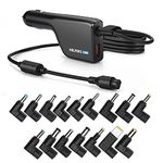 HELPERS LAB 108W Universal Laptop Car Charger 90W with QC3.0 18W DC Adapter Power Supply 16V 18.5V 19V 19.5V 20V for HP Dell IBM Acer Asus Compaq Toshiba Samsung Sony Notebooks 12-24V