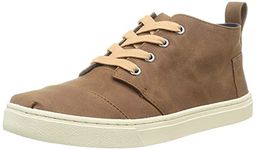 TOMS Unisex Kids Botas Cupsole Sneaker, Brown, 4 UK