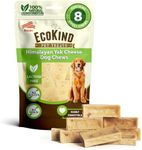 EcoKind Premium Gold Yak Cheese Himalayan Dog Chews, Healthy Dog Treats for Small Dogs, All Natural, High Protein Dog Chew, Bacon, Small - 8 Chews