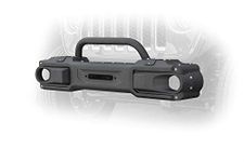 DV8 Offroad Compatible with/Replacement for Jeep® Modular Front Bumper with Bull Bar