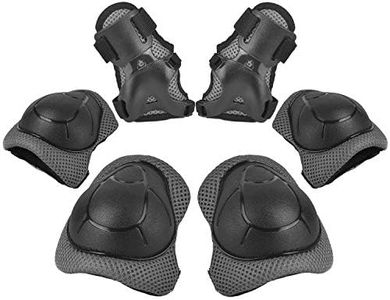 RUNDONG Kids/Youth Knee Pad Elbow Wrist Pads Guards Protective Gear Set, for Roller Skates,Cycling Bike,Skateboard,Inline Skatings,Scooter Riding,and Other Outdoor Sports Activities