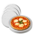 Samuel Groves 18" Aluminium Mesh Pizza Screens (4 Pack) – Heavy Duty Pizza Trays for Oven, Crisp Base (457 mm)