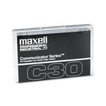 Maxell Communicator Type I Audio Cassette - 30Minute - Normal Bias