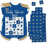 Royal Prince Charming - Picture Bingo Cards and Markers - Baby Shower Shaped Bingo Game - Set of 18