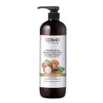 Cosmo Hair Naturals Argan Oil & Wheat Protein Conditioner 1000ml | Strengthens & Restore | Gently Daily Care | Free of Sulfates & Parabens | For Unisex