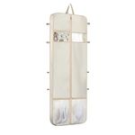 Zilink Wedding Dress Bag Long Garment Bag 72" Dress Bag for Traveling Trifold Bridal Dress Bag with Accessory Pockets and Adjustable Buckles for Wedding Dress, Prom Evening Gown [Upgraded Version]