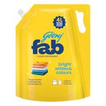 Godrej Fab Liquid Detergent Refill Pouch for Machine - 4 L