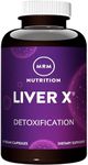 MRM Nutrition Liver X®| Detoxification | Daily Liver Support | Antioxidants | BIOSORBâ„¢ Milk Thistle Complex with 5X Absorption | 30 Servings