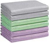 HOMEXCEL Microfiber Glass Cleaning Cloths-8PK, Lint Free Window Cleaning Cloth, Glasses, Mirrors, Screens, Stainless Steel, Premium Microfiber Wipes for Cleaning, Glass and Window Cleaner,35x40 cm