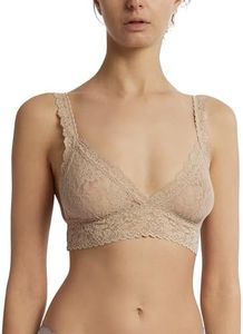 hanky panky, Signature Lace Crossover Bralette, Chai, Medium