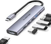 LENTION 6-in-1 USB C Hub Multiport 