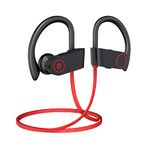 NUASI Earphones Wireless HD Deep Bass Stereo Sound Isolation, IPX7 Waterproof, Bluetooth Headphones in Ear for Jogging Training