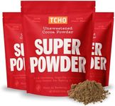 TCHO Cocoa Powder (3 Pack) Unsweetened, Zero Sugar, 100% Plant Based Cocoa Powder, Vegan, Kosher, Non-GMO, Non-Dairy, Unsweetened Cocoa Powder | 6.7oz Each - 3 Pack