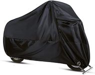 ANFTOP Winter Proof Motorcycle Cover, Motorcycle Cover, Waterproof, 210D Thick Fabric Protective Cover, Motorcycle Tarpaulins, XL