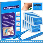 Skin Tag Remover Kit (2-4mm) CONR Micro Painless DIY at Home with Cleansing Swabs Non Toxic Face Care Mole Wart Tool For Small To Medium Skin Tag (not for smaller than 2mm or flat skin tags)