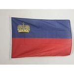 AZ FLAG Liechtenstein NAUTICAL Flag 18'' x 12'' - Landtag flags 30 x 45 cm - Banner 12x18 in for boat