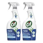 Cif Cleanboost Power & Shine Bathroom Spray 100% soap scum & limescale removal for cleaning ceramic, chrome, enamel, plastic, and stainless-steel surfaces 700 ml Bulk Buy (2)