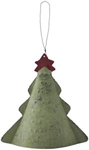 Mud Pie Christmas Tree Bell, Large Table Sitters