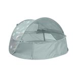 BÉABA, Beach Tent – 2-in-1 Baby UV Protection Tent, 0–24 Months, Maximum Sun Protection UPF 50+, UV Filtered, 360° Ventilation, Mosquito Nets, Spacious, Pop-Up System, Carry Bag, Breezynest, Khaki