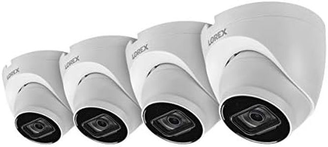 Lorex 4K HD Security IP Dome Camera 4 Pack