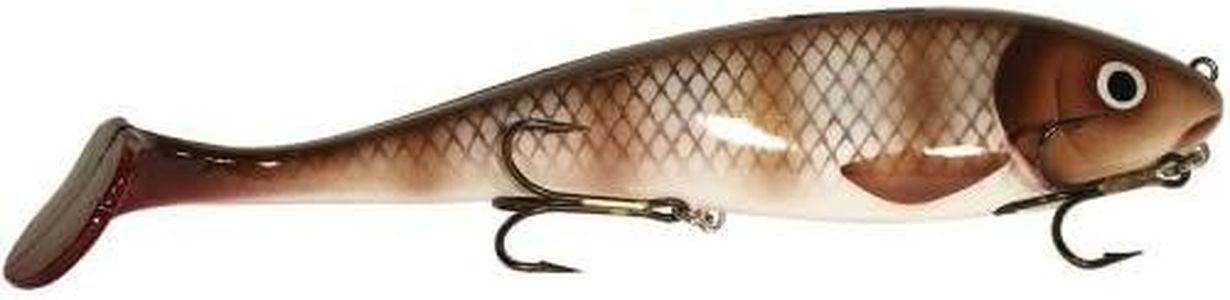 Magnum Swimmin' Dawg Musky Innovations Musky Pike Lure Muskie Bait Lures Swim Bait Bull Dawg (White Sucker)