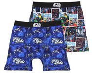 INTIMO Star Wars Mens' 2 Pack Comic Millennium Falcon Boxers Underwear Boxer Briefs (XX-Large)