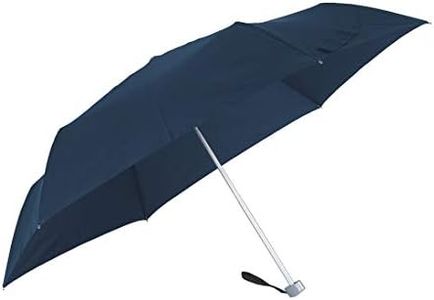 SAMSONITE Rain Pro 3 Section Manual Ultra Mini Flat Stick umbrella, BLUE, Diameter 97 cm, Stick umbrella