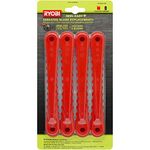 RYOBI AC053N1FB Replacement Blades for 3-in-1 for Fixed String Trimmer Head (8-Pack)