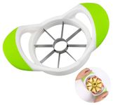 Apple Slicer 3 in 1 Corer Cutter and Peeler with 8 Stainless Steel Blade - Core Remover Tool and Press Machine - Fruit Divider Cut Decore Cutters Corers Slices